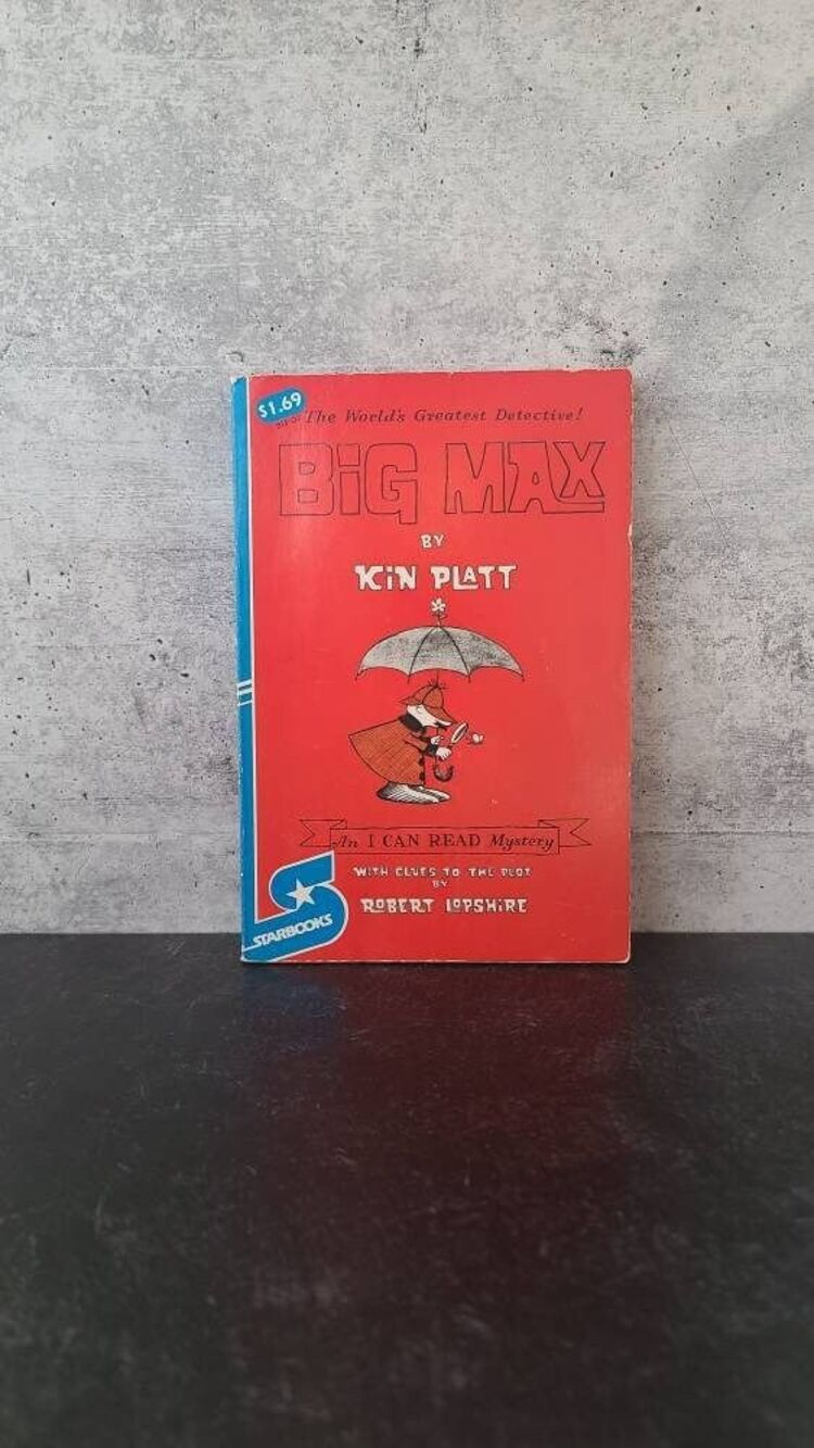 Vintage Big Max Book: An I Can Read Mystery, 1980